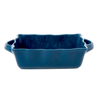 Medium Stoneware Oven Dish in Dark Blue by Rice DK